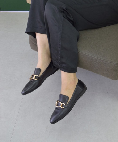 FABIO RUSCONI（ファビオルスコーニ）の「【FABIO RUSCONI】ラウンドトウサケットシューズ(F21605)（ローファー・レディース・ライトグレー/ブラック/ホワイト/ライトベージュ/ブラック系その他・38/39/36/37/35）」の17枚目の写真