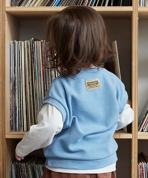 kladskap(クレードスコープ)の「キリンベストレイヤード風長袖Tシャツ(Tシャツ/カットソー・キッズ・ブルー/ブラック・90cm/110cm/120cm/100cm)」の18枚目の写真