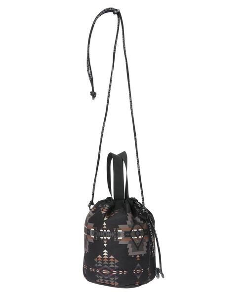 PENDLETON（ペンドルトン）の「■別注PENDLETON キンチャクショルダー（ショルダーバッグ・レディース・ブラック/ブラウン・FREE）」の4枚目の写真