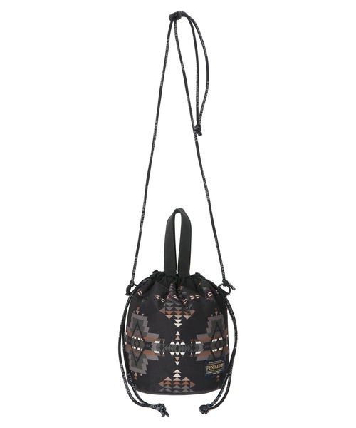 PENDLETON（ペンドルトン）の「■別注PENDLETON キンチャクショルダー（ショルダーバッグ・レディース・ブラック/ブラウン・FREE）」の9枚目の写真