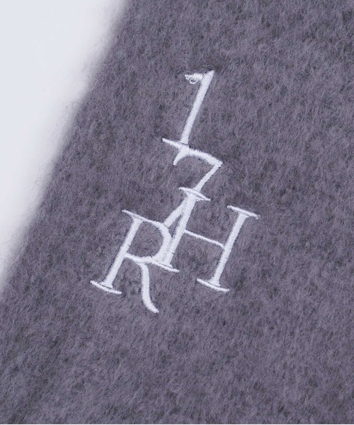 17HR(セブンティーンアワーズ)の「ロゴ刺繍マフラー(マフラー・レディース・ブラック/ブルー/グレー/オフホワイト・FREE)」の16枚目の写真