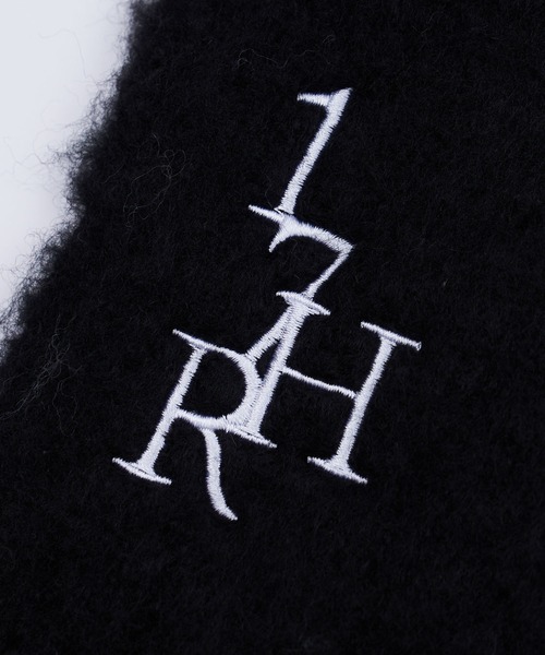 17HR(セブンティーンアワーズ)の「ロゴ刺繍マフラー(マフラー・レディース・ブラック/ブルー/グレー/オフホワイト・FREE)」の13枚目の写真