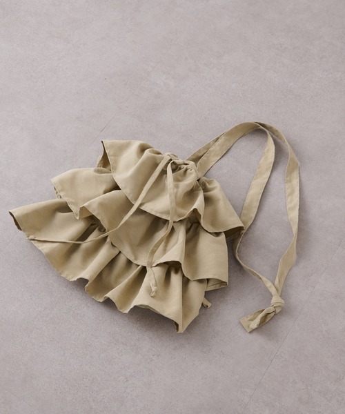 CIAOPANIC TYPY（チャオパニックティピー）の「2WAYフリルショルダーバッグ（ショルダーバッグ・キッズ・ブラック/パープル/ベージュ・ONE SIZE）」の10枚目の写真