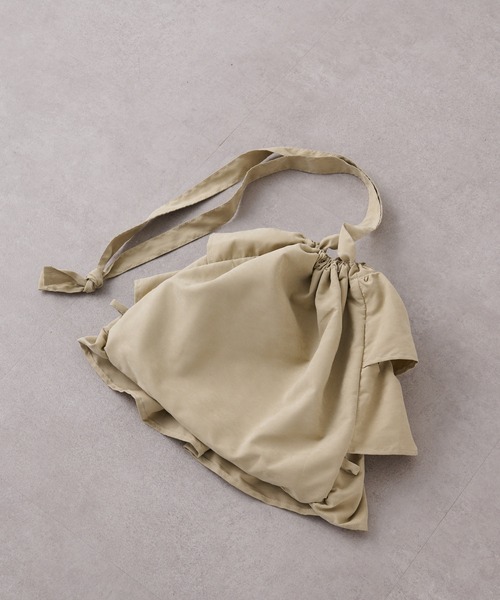 CIAOPANIC TYPY（チャオパニックティピー）の「2WAYフリルショルダーバッグ（ショルダーバッグ・キッズ・ブラック/パープル/ベージュ・ONE SIZE）」の14枚目の写真