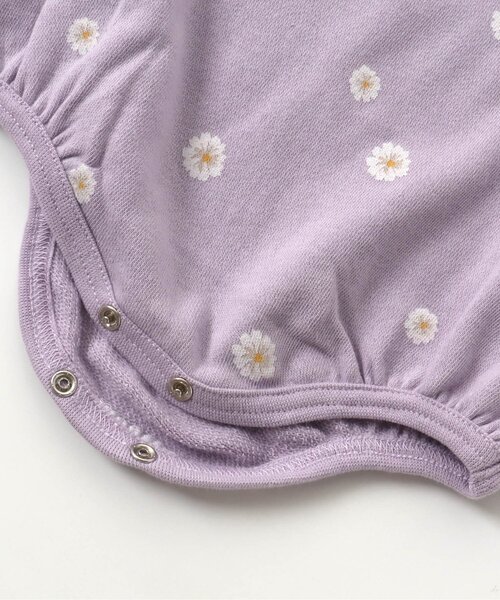 apres les cours（アプレレクール）の「WEB限定 バラエティ総柄ボディースーツ（肌着・キッズ・ライトグレー/ラベンダー/アイボリー・80/70）」の13枚目の写真