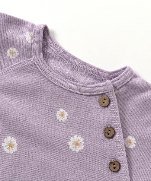 apres les cours（アプレレクール）の「WEB限定 バラエティ総柄ボディースーツ（肌着・キッズ・ライトグレー/ラベンダー/アイボリー・80/70）」の7枚目の写真