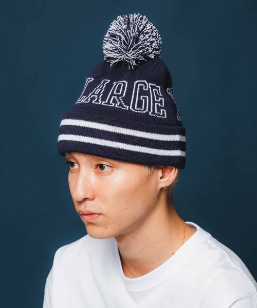 XLARGE(エクストララージ)の「POMPOM KNIT CAP(ニットキャップ/ビーニー・メンズ・ネイビー/ブラック/グリーン・ONE SIZE)」の18枚目の写真