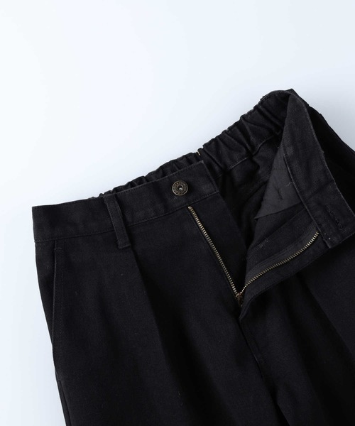 HONEYSUCKLE ROSE(ハニーサックルローズ)の「【HONEYSUCKLE ROSE】タックバルーンデニムパンツ(デニムパンツ・レディース・ブラック・M/S/L)」の4枚目の写真