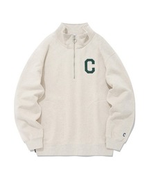【COVERNAT】MOCKNECK HALF ZIP-UP SWEATSHIRTS / カバーナット モックネック ハーフジップアップ スウェットシャツ