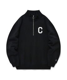 【COVERNAT】MOCKNECK HALF ZIP-UP SWEATSHIRTS / カバーナット モックネック ハーフジップアップ スウェットシャツ