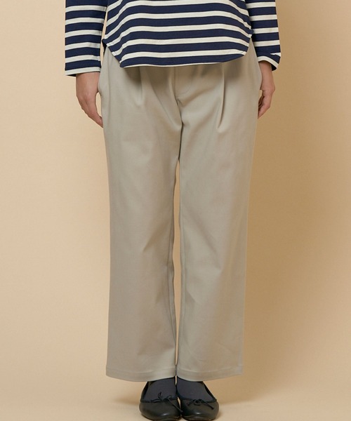LA MARINE FRANCAISE（マリン フランセーズ）の「【オンライン限定】イージーストレッチパンツ（その他パンツ・レディース・ベージュ/ブラック・0/1/2）」の3枚目の写真