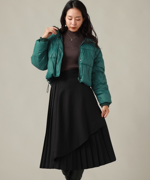 Cheek(チーク)の「マルチウェイダウンジャケット(ダウンジャケット/コート・レディース・ブラック/オレンジ/グリーン・MEDIUM)」の8枚目の写真