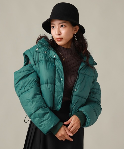 Cheek（チーク）の「マルチウェイダウンジャケット（ダウンジャケット