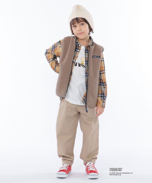 SHIPS(シップス)の「SHIPS KIDS:ニット ワッチ キャップ(ニットキャップ/ビーニー・キッズ・マスタード/チャコールグレー/アイボリー/ブラウン系その他・ONE SIZE)」の5枚目の写真