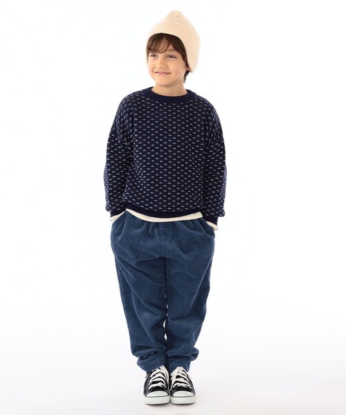 SHIPS(シップス)の「SHIPS KIDS:ニット ワッチ キャップ(ニットキャップ/ビーニー・キッズ・マスタード/チャコールグレー/アイボリー/ブラウン系その他・ONE SIZE)」の7枚目の写真