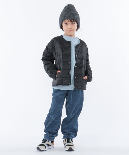SHIPS(シップス)の「SHIPS KIDS:ニット ワッチ キャップ(ニットキャップ/ビーニー・キッズ・マスタード/チャコールグレー/アイボリー/ブラウン系その他・ONE SIZE)」の8枚目の写真