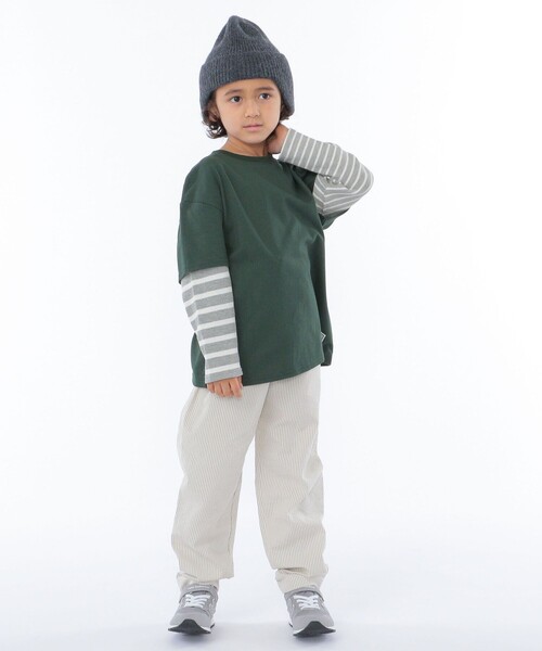 SHIPS(シップス)の「SHIPS KIDS:ニット ワッチ キャップ(ニットキャップ/ビーニー・キッズ・マスタード/チャコールグレー/アイボリー/ブラウン系その他・ONE SIZE)」の11枚目の写真