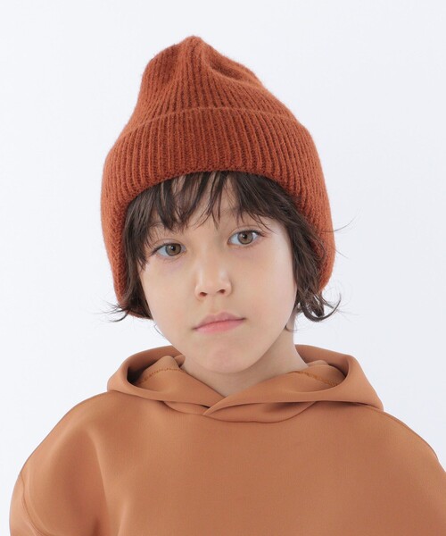 SHIPS(シップス)の「SHIPS KIDS:ニット ワッチ キャップ(ニットキャップ/ビーニー・キッズ・マスタード/チャコールグレー/アイボリー/ブラウン系その他・ONE SIZE)」の13枚目の写真