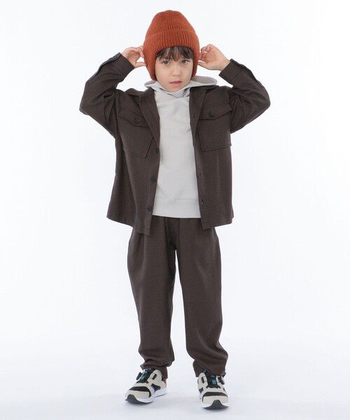 SHIPS(シップス)の「SHIPS KIDS:ニット ワッチ キャップ(ニットキャップ/ビーニー・キッズ・マスタード/チャコールグレー/アイボリー/ブラウン系その他・ONE SIZE)」の15枚目の写真