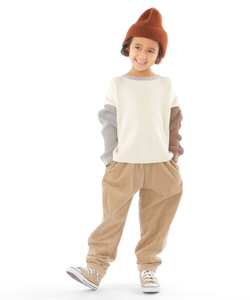 SHIPS(シップス)の「SHIPS KIDS:ニット ワッチ キャップ(ニットキャップ/ビーニー・キッズ・マスタード/チャコールグレー/アイボリー/ブラウン系その他・ONE SIZE)」の17枚目の写真