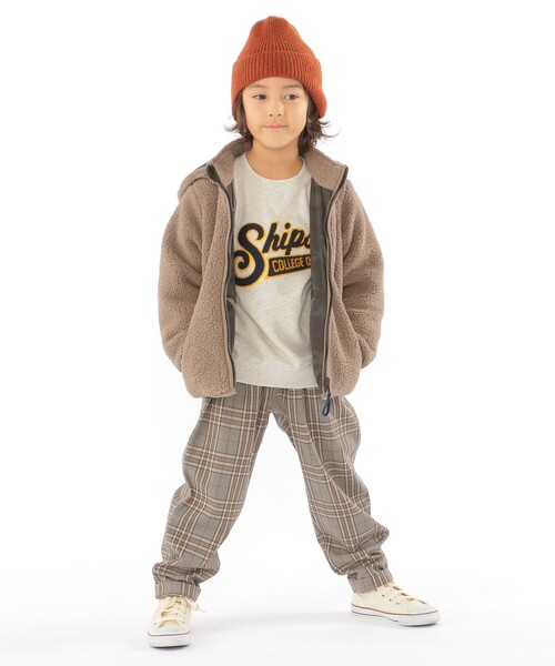 SHIPS(シップス)の「SHIPS KIDS:ニット ワッチ キャップ(ニットキャップ/ビーニー・キッズ・マスタード/チャコールグレー/アイボリー/ブラウン系その他・ONE SIZE)」の20枚目の写真