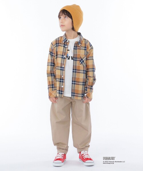 SHIPS(シップス)の「SHIPS KIDS:ニット ワッチ キャップ(ニットキャップ/ビーニー・キッズ・マスタード/チャコールグレー/アイボリー/ブラウン系その他・ONE SIZE)」の22枚目の写真