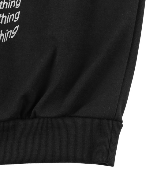 Figments（フィグメンツ）の「what if　ロゴロンＴ（Tシャツ/カットソー・レディース・ブラック/杢グレー・FREE）」の8枚目の写真