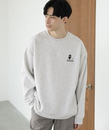 LAKOLE | サガラ刺繍ワンポイントスウェットプルオーバー / 164616(スウェット)