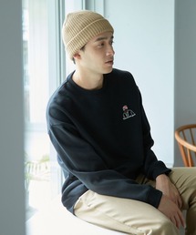 LAKOLE | サガラ刺繍ワンポイントスウェットプルオーバー / 164616(スウェット)