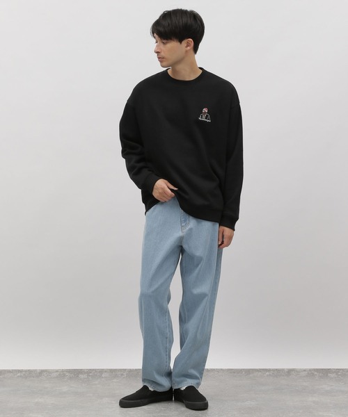 LAKOLE（ラコレ）の「サガラ刺繍ワンポイントスウェットプルオーバー