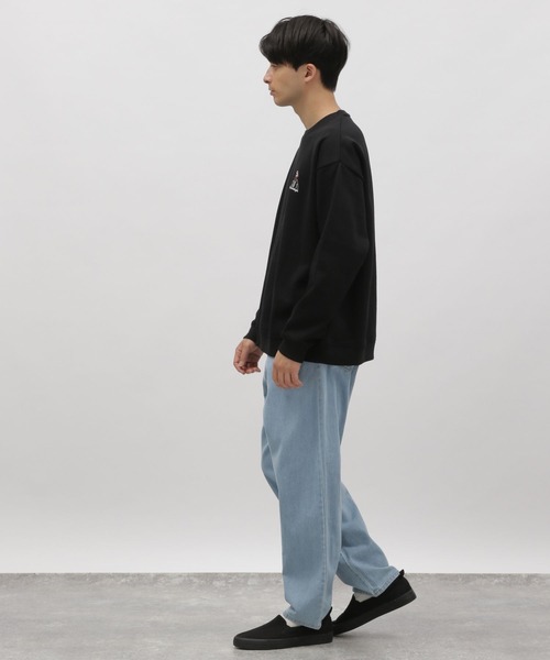 LAKOLE（ラコレ）の「サガラ刺繍ワンポイントスウェットプルオーバー