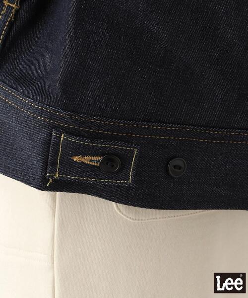 THE SHOP TK (ザ ショップ ティーケー )の「◆【Lee別注】インナーブランケットデニムジャケット(デニムジャケット・レディース・ブラック/ネイビー・12)」の6枚目の写真