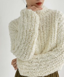 fifth | 【柳橋唯コラボ】ランタンヤーンショートニット(ニット/セーター)