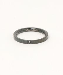 sunny branch（サニーブランチ）の「★サージカルステンレス316L★金属アレルギー対応　２ミリ平打ちダイヤモンドセットアップリング（リング）」