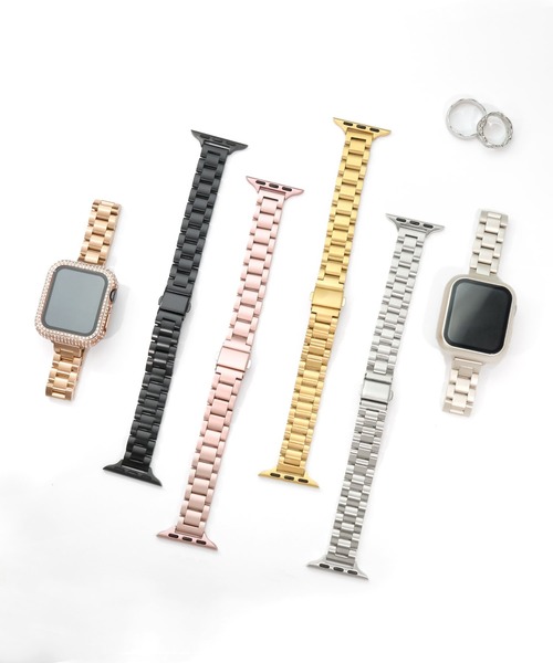 Urban Coral(アーバンコーラル)の「Apple Watch Band / アップルウォッチ バンド スリムステンレス / Urban Coral(アナログ腕時計・レディース・ブラック/ピンク/シルバー/ゴールド/ピンクゴールド/ゴールド系その他・40mm/44mm)」の7枚目の写真