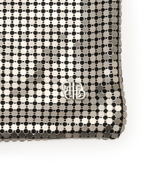 BIGOTRE PURSE STRIPE ショルダーバッグ シルバー BIGOTRE（ビゴター）の「PURSE STRIPE（ショルダーバッグ）」 - WEAR