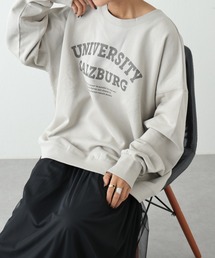 OUVRAGE CLASSE | 2WAYカレッジロゴスウェット(スウェット)