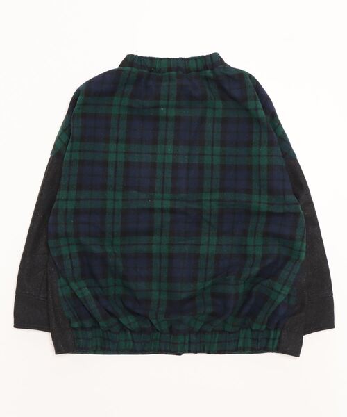 sandy(サンディー)の「【sandy】クルーネック裾ゴムブルゾン(ブルゾン・レディース・チャコールグレー/ブルー/キャメル・FREE)」の4枚目の写真