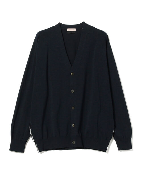 BEAMS LIGHTS（ビームスライツ）の「BEAMS LIGHTS / ハンドステッチ カーディガン（カーディガン/ボレロ・メンズ・ブラック/ネイビー・1/2/3/4）」の15枚目の写真