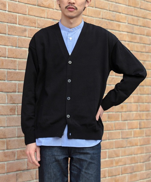BEAMS LIGHTS（ビームスライツ）の「BEAMS LIGHTS / ハンドステッチ カーディガン（カーディガン/ボレロ・メンズ・ブラック/ネイビー・1/2/3/4）」の18枚目の写真