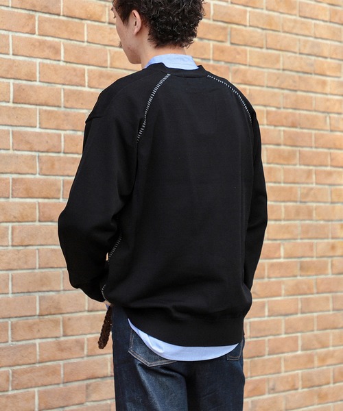 BEAMS LIGHTS（ビームスライツ）の「BEAMS LIGHTS / ハンドステッチ カーディガン（カーディガン/ボレロ・メンズ・ブラック/ネイビー・1/2/3/4）」の19枚目の写真