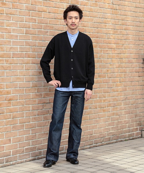 BEAMS LIGHTS（ビームスライツ）の「BEAMS LIGHTS / ハンドステッチ カーディガン（カーディガン/ボレロ・メンズ・ブラック/ネイビー・1/2/3/4）」の21枚目の写真