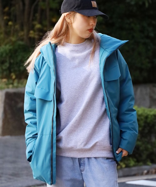 +phenix(プラスフェニックス)の「+phenix/プラスフェニックス GORE-TEX INFINIUM Down Jacket ダウンジャケット アウトドア GORE-TEX ワンポイント(ダウンジャケット/コート・メンズ・ブラック/カーキ/ブルー・M/L/XL)」の5枚目の写真