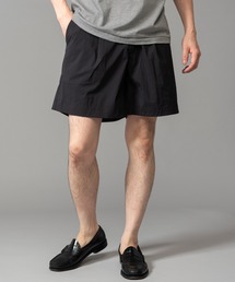 【セットアップ対応】ストレッチ ウォッシャブルナイロン / ワンタック ショーツ