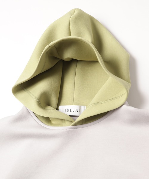 CULLNI◆パーカー/1/ポリエステル/GRN/23-SS-007 CULLNI（クルニ）の「23-SS-007 / CULLNI Logo Embroidery