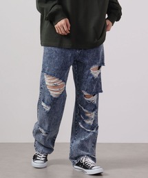 FUNALIVE（ファンアライブ）の「MARENGO ダメージデニムワイドパンツ（デニムパンツ・メンズ）」