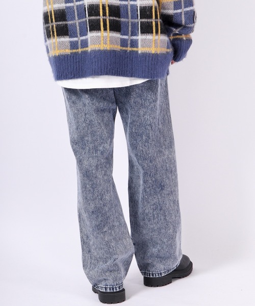 FUNALIVE（ファンアライブ）の「MARENGO ダメージデニムワイドパンツ（デニムパンツ・メンズ・サックスブルー/ブラック/ブルー/ブラック系その他2/ブルー系その他4/ブラック系その他/ブルー系その他3/ブルー系その他/ブルー系その他2・L/LL/M）」の19枚目の写真