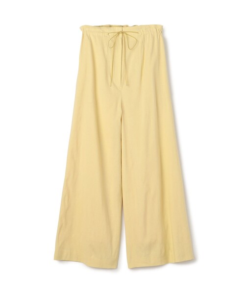 BALLSEY(ボールジィ)の「セルロースリネン イージーセミフレアパンツ(その他パンツ・レディース・イエロー/チャコールグレー/ライトベージュ/ネイビー・36/32/34)」の4枚目の写真