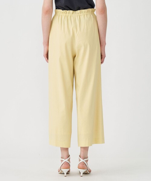 BALLSEY(ボールジィ)の「セルロースリネン イージーセミフレアパンツ(その他パンツ・レディース・イエロー/チャコールグレー/ライトベージュ/ネイビー・36/32/34)」の10枚目の写真