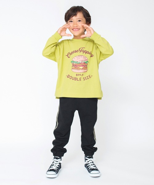 BRANSHES（ブランシェス）の「【サイドライン入り】ジョガーパンツ（スウェットパンツ・キッズ・ブラック/ブルー・150/90/130/160/120/100/110/140）」の8枚目の写真